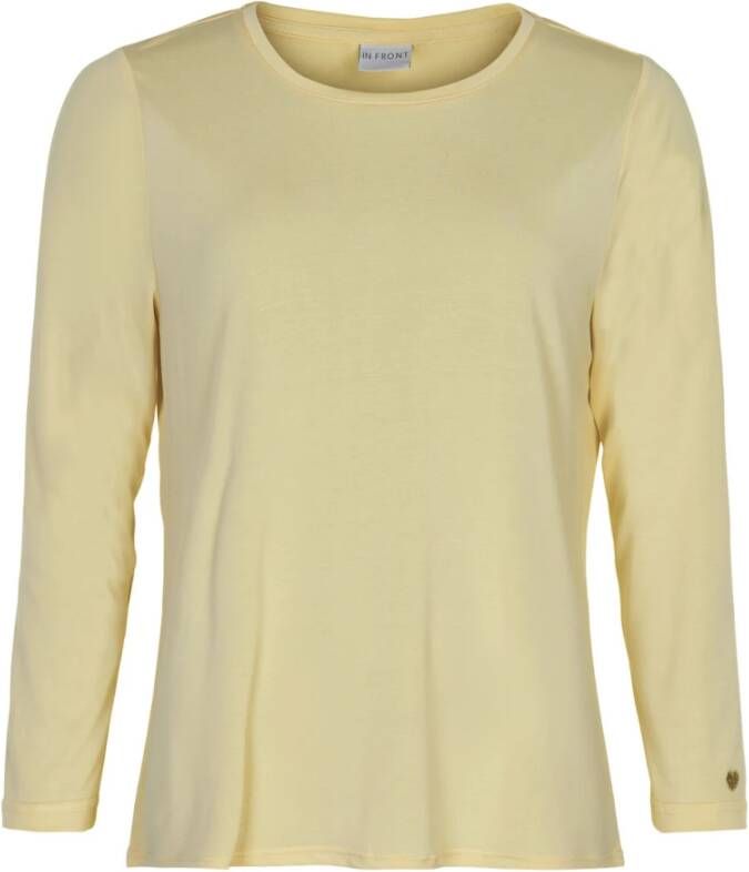 IN Front Nina T-shirt 3 4 14920 Yellow Dames