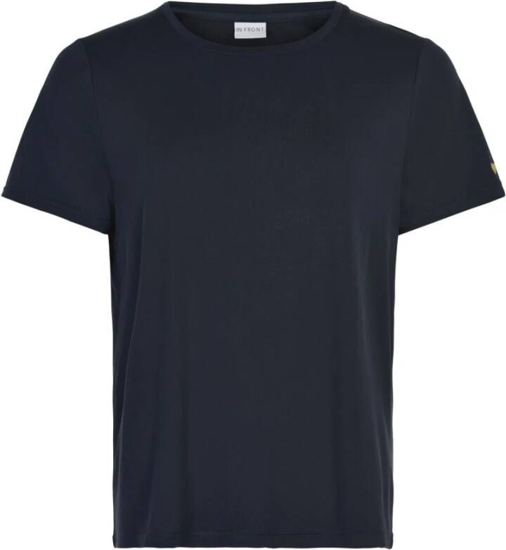 IN Front Navy Hart T-Shirt Blue Dames