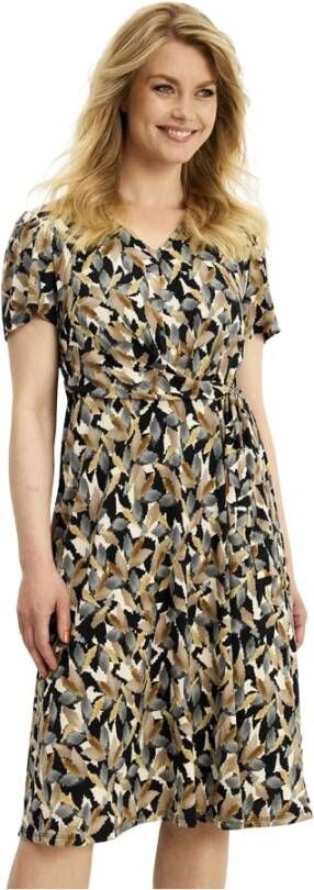 IN Front Short Dresses Bruin Dames