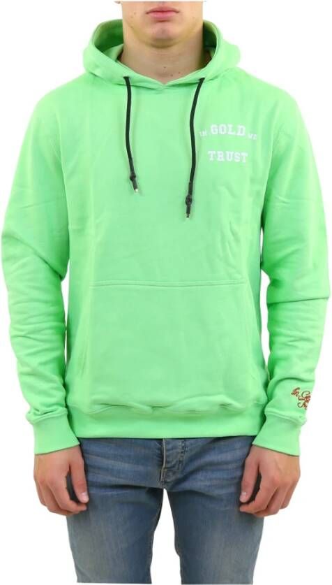 In Gold We Trust capuchon Groen Heren