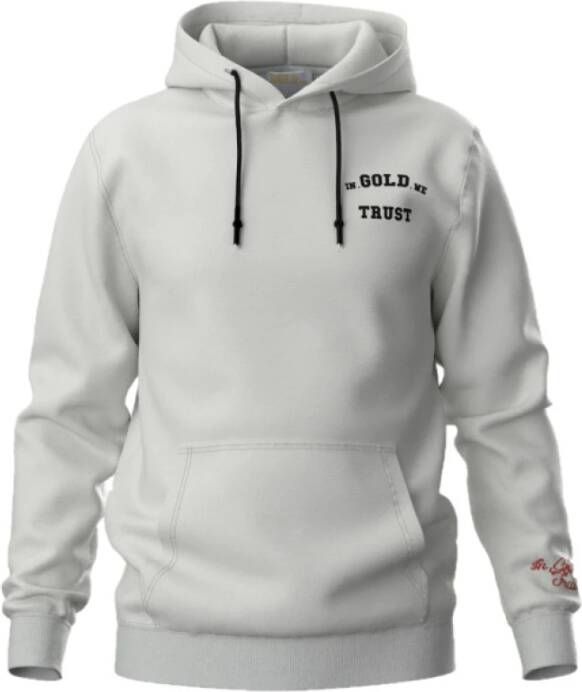 In Gold We Trust De beruchte hoodie Wit Heren