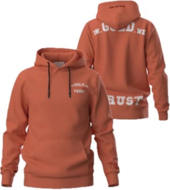 In Gold We Trust In goud vertrouwen we de beruchte senior flamingo van hoodie Bruin Heren
