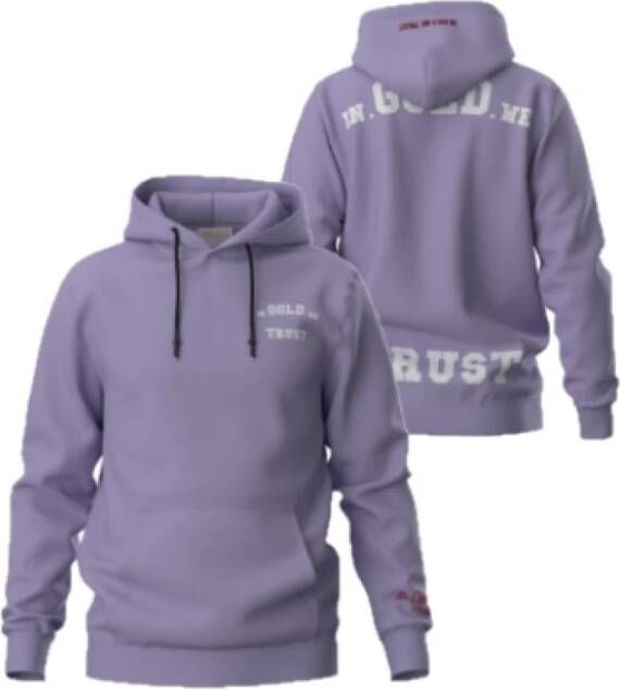 In Gold We Trust In goud vertrouwen we de beruchte senior lavendel van de hoodie Purple Heren