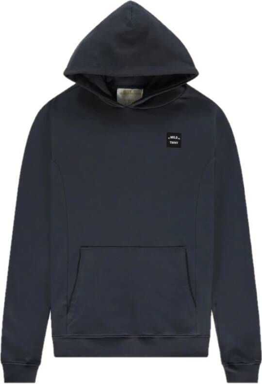 In Gold We Trust In goud vertrouwen we de expensie hoodie negen ijzer Grijs Heren