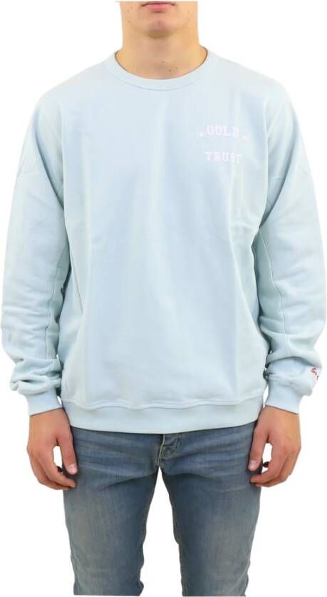 In Gold We Trust sweatshirt Blauw Heren