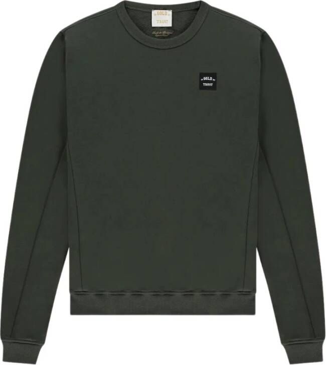 In Gold We Trust Sweatshirt Groen Heren