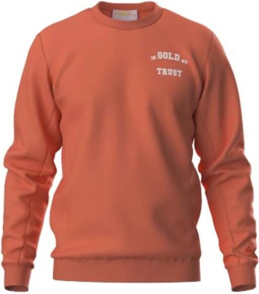 In Gold We Trust Sweatshirt Roze Heren