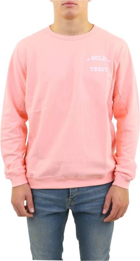 In Gold We Trust Slim Light Heren Jeans Pink Heren