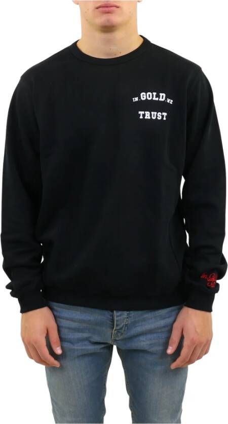 In Gold We Trust Slim Licht Zwart Heren Jeans Black Heren