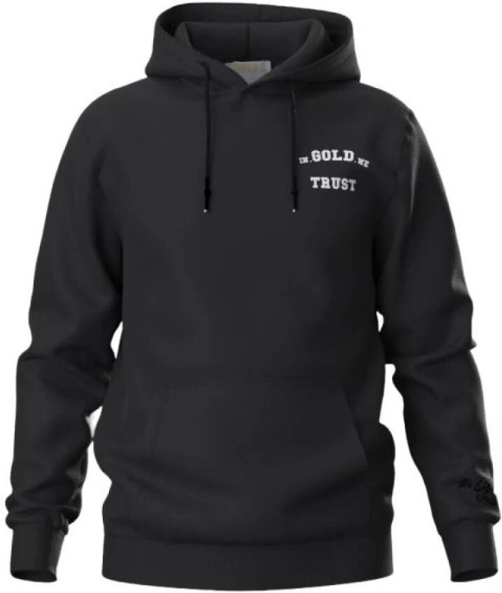 In Gold We Trust sweatshirt Zwart Heren