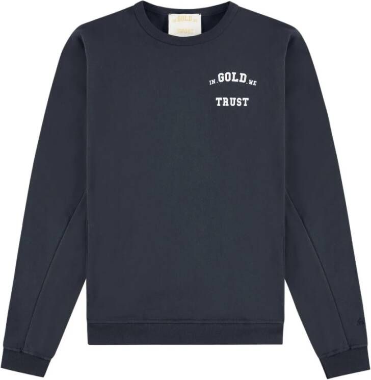 In Gold We Trust Sweatshirts Blauw Heren