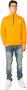 In Gold We Trust Slim Half Zip Sweater Orange Heren - Thumbnail 1