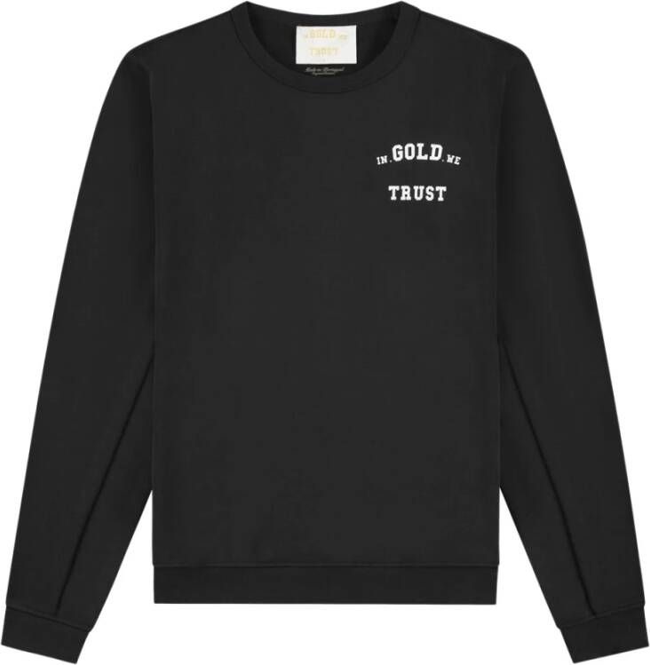 In Gold We Trust Sweatshirts Zwart Heren