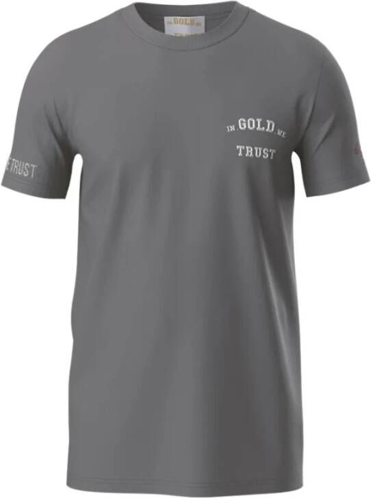 In Gold We Trust Stille Schaduw T-shirt Gray Heren