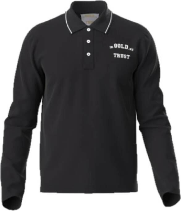 In Gold We Trust The Boris LS Polo Zwart Heren