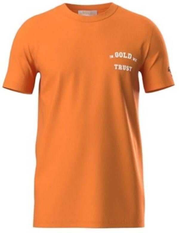 In Gold We Trust The Pusha Light T-shirt Oranje Heren