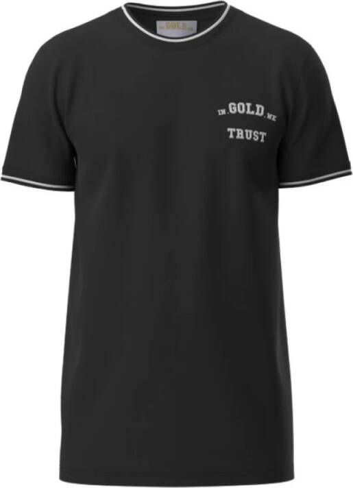 In Gold We Trust The Same T-Shirt Heren Zwart Heren