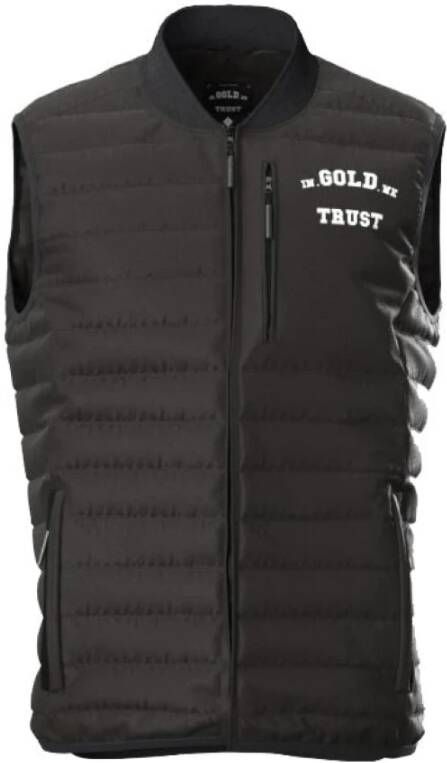 In Gold We Trust Vests Zwart Heren