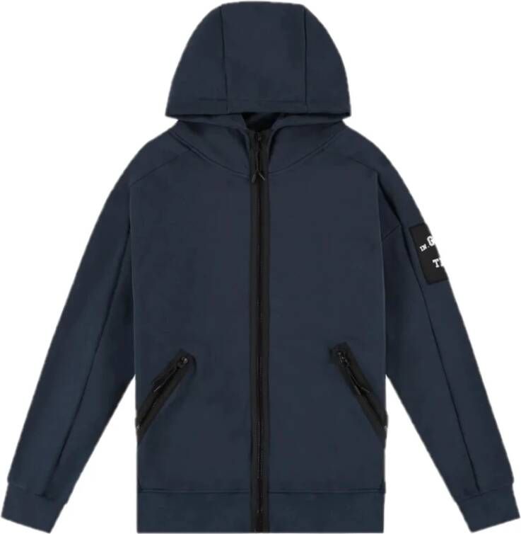 In Gold We Trust Zip-throughs Blauw Heren