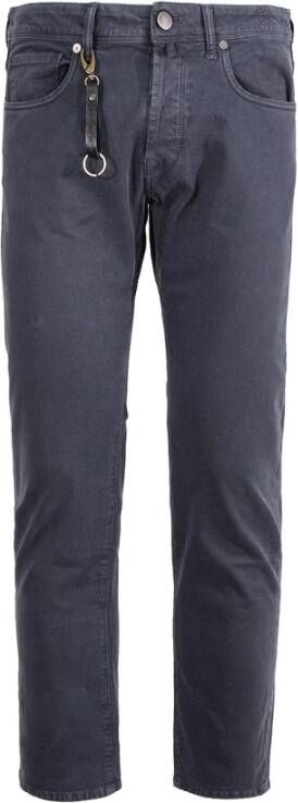 Incotex Blauwe Division Jeans met Contrasterend Logo Blauw Heren