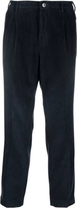 Incotex Broek Blauw Heren