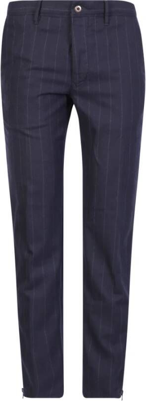 Incotex Broek Blauw Heren
