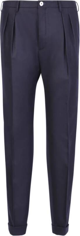 Incotex Broek Blauw Heren