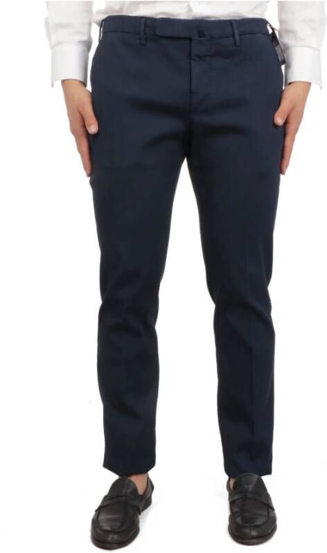 Incotex Broek Blauw Heren
