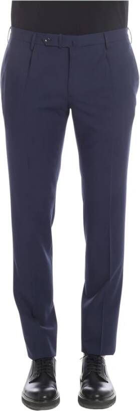 Incotex Broek Blauw Heren