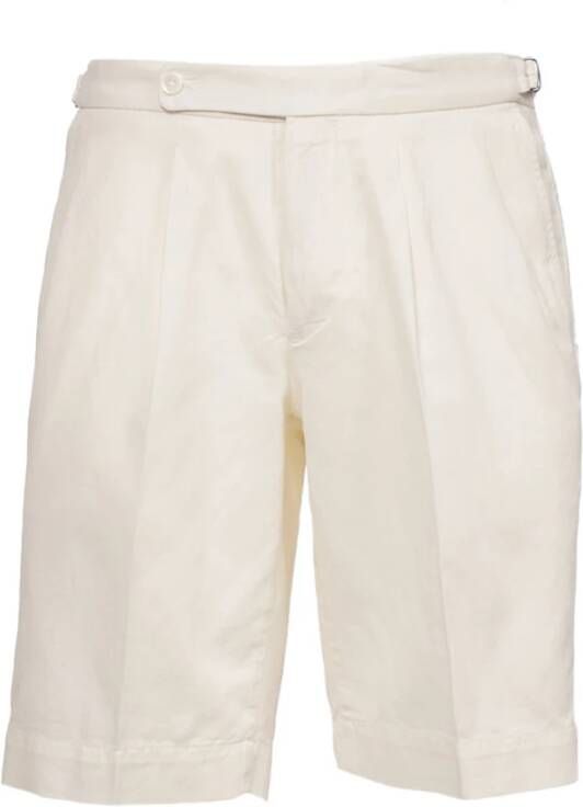 Incotex Casual Shorts White Heren