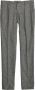 Incotex Cheviot Grijze Slim Fit Wol en Zijde Broek Grijs Heren - Thumbnail 1