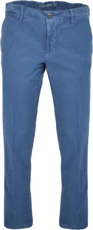 Incotex chino Blauw Heren