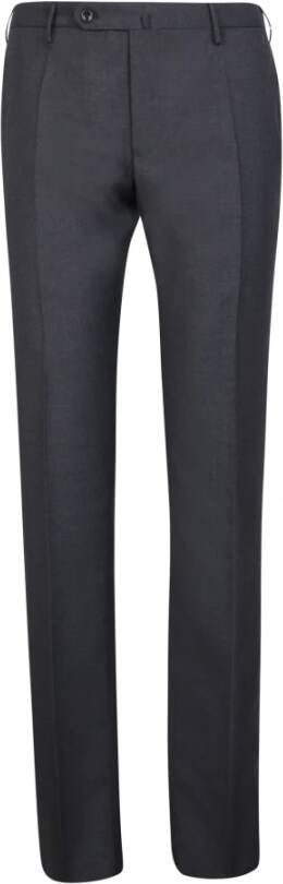 Incotex Grijze Slim Fit Broek van Wolmix Grijs Heren