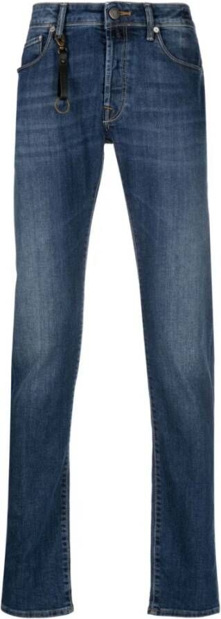 Incotex Jeans Blauw Heren