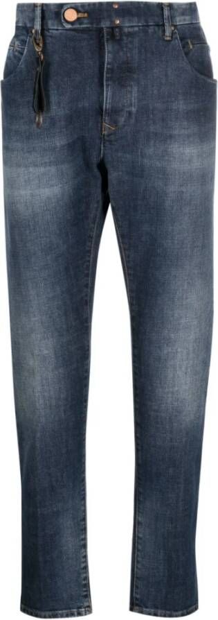 Incotex Jeans Blauw Heren