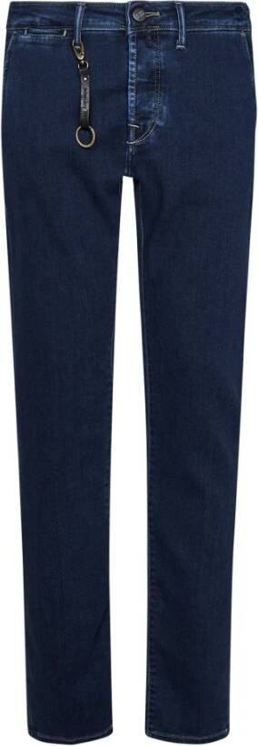 Incotex Jeans Blauw Heren