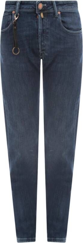 Incotex Jeans Blauw Heren