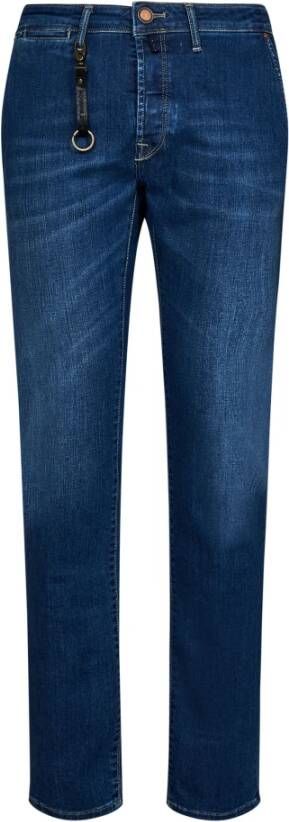 Incotex Jeans Blauw Heren