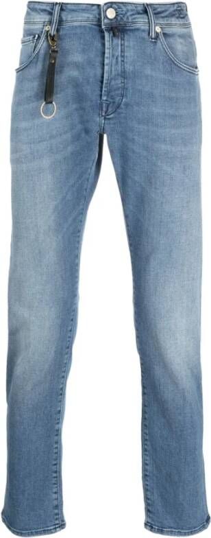 Incotex Jeans Blauw Heren