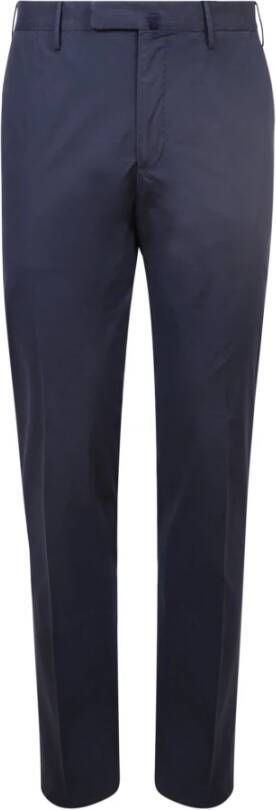 Incotex Katoenen slanke broek Blauw Heren