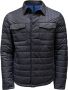 Incotex Montero -gevlekte overschot in technische stof Blauw Heren - Thumbnail 1