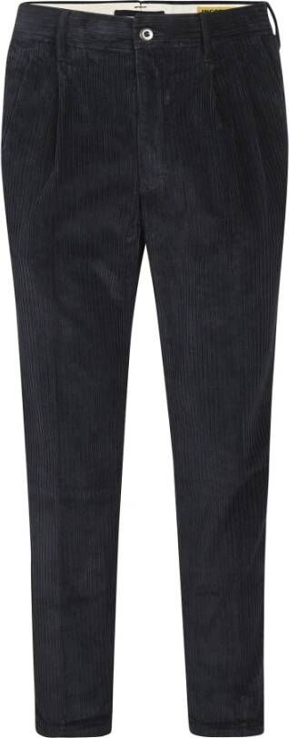 Incotex Rechte broek Blauw Heren