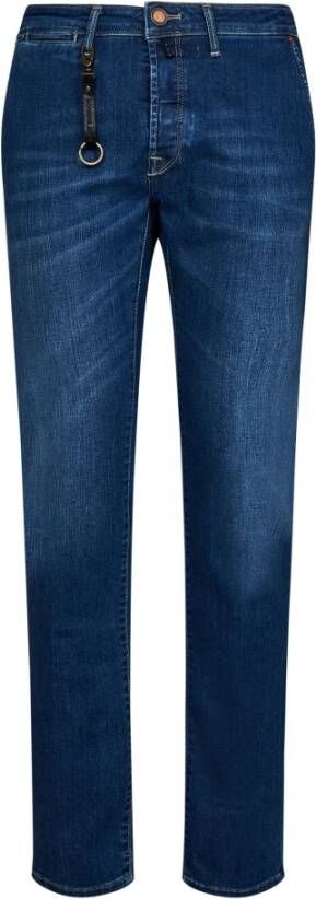 Incotex Skinny Jeans Blauw Heren