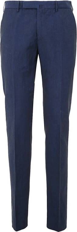 Incotex Slanke fit broek Blauw Heren