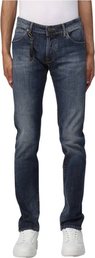 Incotex Slim-fit Jeans Blauw Heren