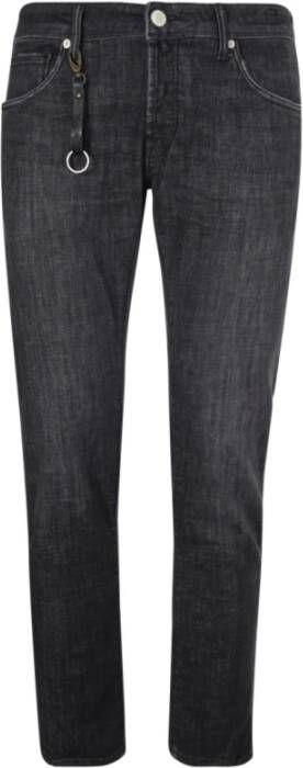 Incotex Slim-fit jeans Zwart Heren