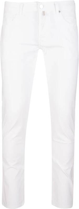 Incotex Slim-fit Trousers White Heren