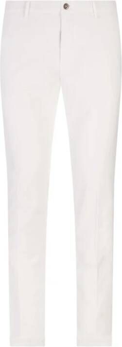 Incotex Slim-fit Trousers White Heren