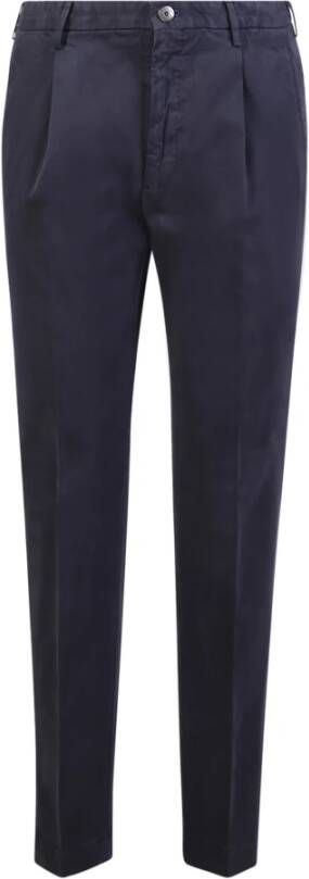 Incotex Stijlvolle Blauwe Broek voor Heren Blauw Heren