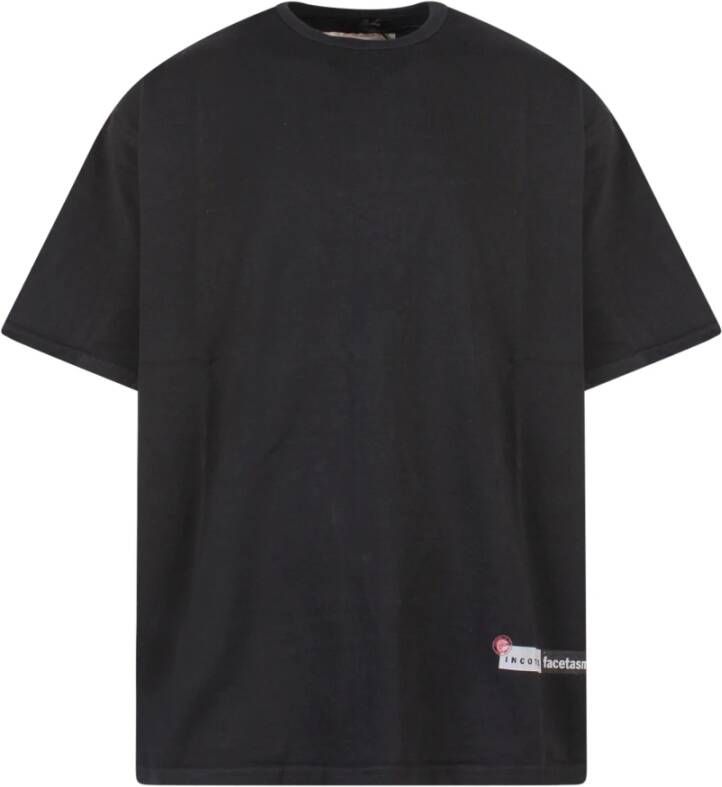 Incotex T-Shirts Zwart Heren
